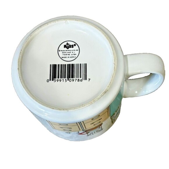 Vintage RUSS Super Secretary Coffee Mug Cup 1980s Office Humor Retro Gift - Picture 5 of 9